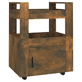 thumbnail of vidaXL Keukentrolley 60x45x80 cm bewerkt hout gerookt  eikenkleurig