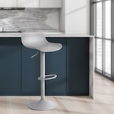 thumbnail of Conjunto de 4 bancos de bar Aveiro cinza