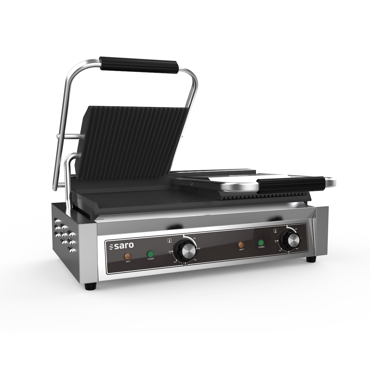 Saro Grill de contacto modelo PG 2 GG, W 580 x D 384 x H 203 mm