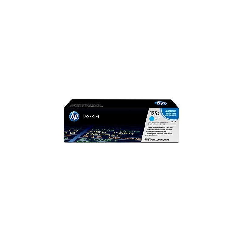 Hp 125a Cartouche De Toner Cyan Laserjet Authentique (cb541a) Pour Hp Color Laserjet Cm1312/cp1215/cp1217/cp1515/cp1518