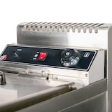 thumbnail of Romux® Friteuse À Gaz Butane Professionnelle 18 Litres Simple de Table | Friteuse en Acier Inoxydable avec Robinet de Vidange 12000 W