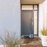 thumbnail of Relaxdays Fußmatte Gummi, 40 x 60 cm, Fußabtreter mit Noppen, innen & außen, wetterfest, rutschfeste Türmatte, schwarz