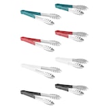 thumbnail of METRO PROFESSIONAL Pinzas para servir, acero inoxidable/vinilo, 30 cm, negro/plateado