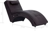 thumbnail of vidaXL Massage Chaiselongue mit Kissen Braun Kunstleder