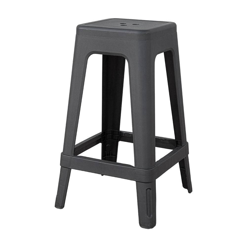 Garcia de Pou 4 Unités - Tabouret Empilable 'Supra-Tek'  58X56X81 Cm Noir Pp