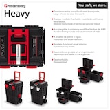 thumbnail of Kistenberg Heavy Caja de Herramientas con Ruedas con Pestañas Cierre en ABS 36x45x64cm