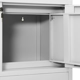 thumbnail of Armadio Per Ufficio Grigio Chiaro 90x40x102 Cm In Acciaio