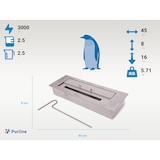 thumbnail of Verbrennungsblock mit Keramikfaser und Deckel zur Regulierung der Flamme 2.5L