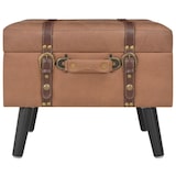 thumbnail of vidaXL Hocker mit Stauraum 3 Stk. Braun Kunstleder