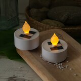 thumbnail of LED Solar Teelichter Garten Outdoor Solar Kerze H: 5,5cm weiß 2 Stück