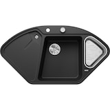 thumbnail of BLANCODELTA II-F Einbauspüle SILGRANIT schwarz ab 80 cm Excenter