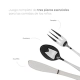 thumbnail of BERGNER - 3er-Set Münchner Kinderbesteck aus Edelstahl