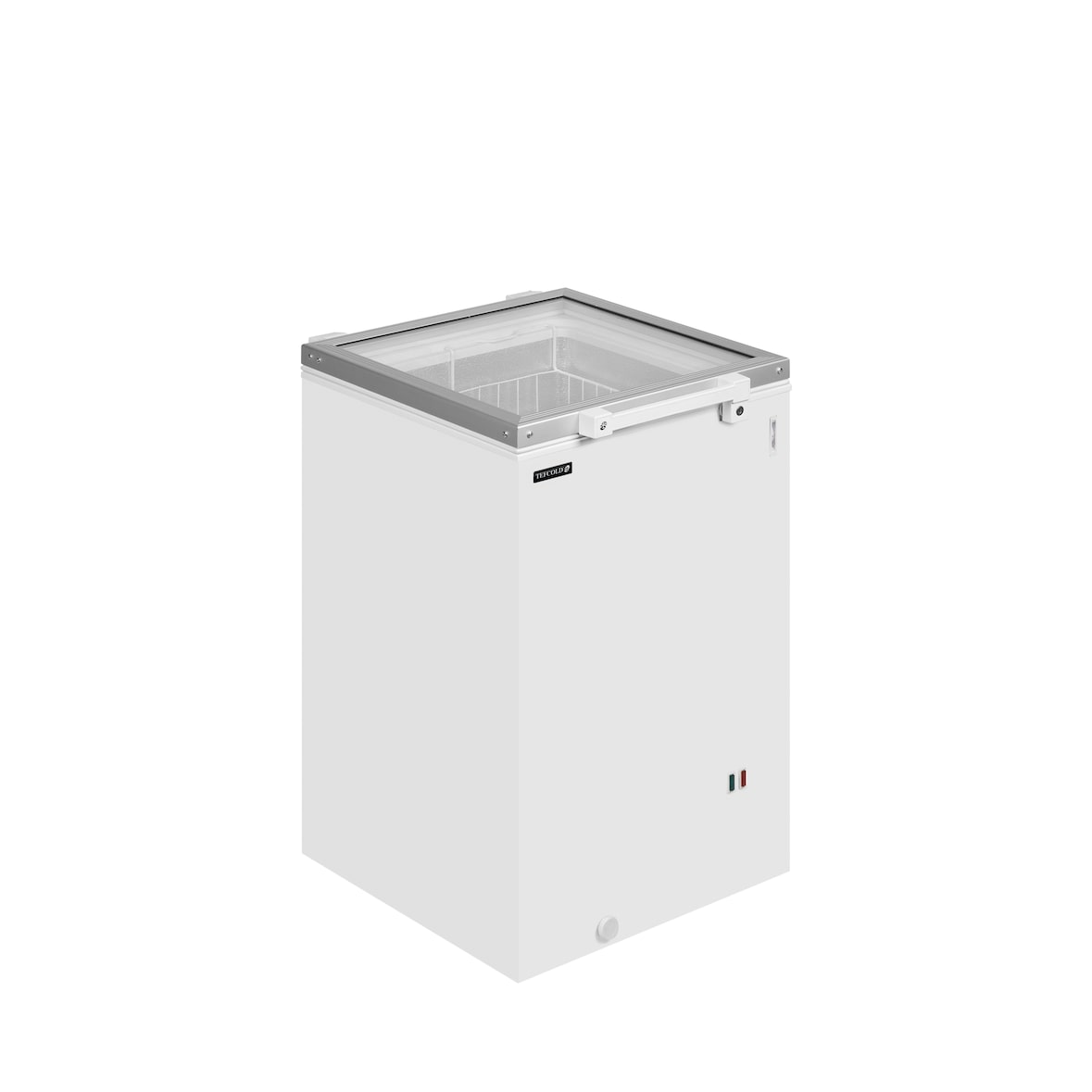 Congelador de Arcón TEFCOLD ST160 | Tapa de Cristal Plana | 550x630x930 mm | Capacidad 105 L | Clase D