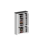 thumbnail of Zapatero 6 puertas 114x41,8x200cm Puertas Serigrafiadas Blanco-Reporte - SERENITY