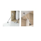 thumbnail of Dmora Einbaufertige Wand Miami, TV-Ständer für Wohnzimmer, Wohnzimmerkomposition mit Wohnwand und Regal, 220x40h44 cm, Asteffekt Eiche und Weiß