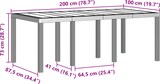 thumbnail of vidaXL Garten-Essset 9 pcs Anthrazit Poly-Rattan