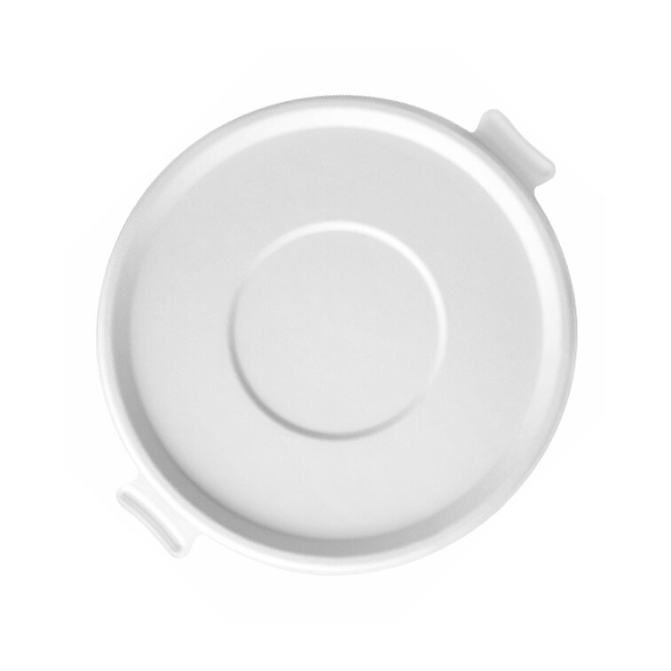 MONOUSO - Suikerriet Deksel Wit voor Kom 710 en 1360ml (50 Stuks)