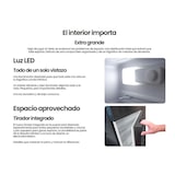 thumbnail of INFINITON Frigorifico Combi FGC-210C14DEK, 205 l, 144 cm, Fast Freezing, E,  DARK INOX