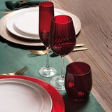 thumbnail of Verre à pied rouge Santa 35 cl x6 -  35.00 cl Rond Verre Cristallin Table Passion 6.00x6.00 cm