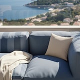thumbnail of Gestreepte 4-zits tuinbank, pacificblauw