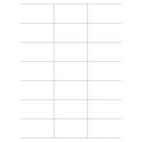 thumbnail of Wasserlösliche Etiketten 70,0 x 40,0 mm(Anzahl Bögen /VPE: 25)