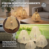 thumbnail of ECD Germany Bambus Laterne, Windlicht 63,5 cm Holzfarbe, Gartenlaterne mit Henkel & Glaseinsatz, Bambuslaterne, Kerzenhalter Innen/Außen, Deko Laterne