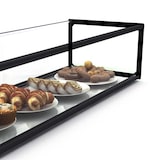 thumbnail of MBH - Vitrina expositora neutra de bancada profissional 55 cm. Expositor neutro com LED de balcão 1 andar para bar, restauração e hoteleria.