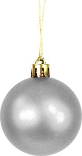 thumbnail of 30tlg. Christbaumkugeln silber Ø 4/5/6/7cm