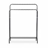 thumbnail of DASCK Appendiabiti Doppio in Metallo 110 cm | 2 Barre + Ripiano Inferiore