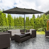 thumbnail of Outsunny Sombrilla Parasol Doble para Jardín 4,6x2,7x2,4 m Sombrilla Gigante Anti UV con Manivela para Exterior Patio Terraza Piscina Color Gris