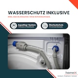 thumbnail of homeX WF814H1A-W Waschmaschine 8kg, Frontlader - 1.400 U/Min, Dampffunktion, AquaStop, Inverter Motor, 15 Programme