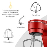 thumbnail of KLAMER Küchenmaschine 1800W, Knetmaschine mit 6 Liter Edelstahl Schüssel, 10 Geschwindigkeitsstufen mit Timer, Rührbesen, Knethaken, Schneebesen und …