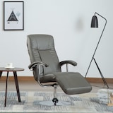 thumbnail of Fauteuil TV gris similicuir Modèle Gervella