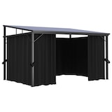 thumbnail of vidaXL Pavillon mit Vorhängen 405x294x244 cm Anthrazit