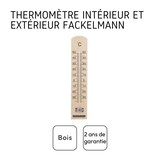 thumbnail of Fackelmann Tecno houten thermometer voor binnen en buiten
