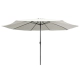thumbnail of vidaXL Parasol met metalen paal 390 cm zandwit