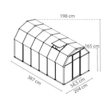 thumbnail of PALRAM serre de jardin 7.6m² verte 702471