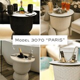 thumbnail of COOTAB Cooler Table PARIS 3-in-1 Loungetisch mit Edelstahl-Kühler - Schwarz