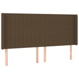 thumbnail of vidaXL Boxspringbett mit Matratze & LED Dunkelbraun 180x200 cm Stoff