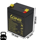 thumbnail of Kung Long WP2.9-12T 12V 2,9Ah AGM Blei Accu Bleiakku Batterie wartungsfrei