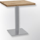thumbnail of Bistrotisch 80x80 cm | D4225 OV Eiche Artisan | Edelstahl Gestell