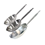 thumbnail of Lot de 3 poêles inox de 24 cm 28 cm et 32 cm Elo Profi Therm
