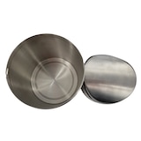 thumbnail of METRO PROFESSIONAL Papelera de sobre mesa, acero inoxidable, Ø 12 x 16,8 cm, 1340 ml, redonda, con tapa, apilable