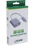 thumbnail of InLine® USB Audio Soundadapter, USB-C Kabel