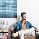 thumbnail of Relaxdays Zeitschriftenregal Metall, HBT: 81 x 67 x 37 cm, moderner Magazinständer, freistehend, für Wohnzimmer, schwarz