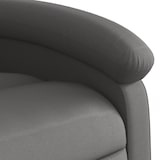 thumbnail of vidaXL Massagesessel mit Aufstehhilfe Grau Echtleder