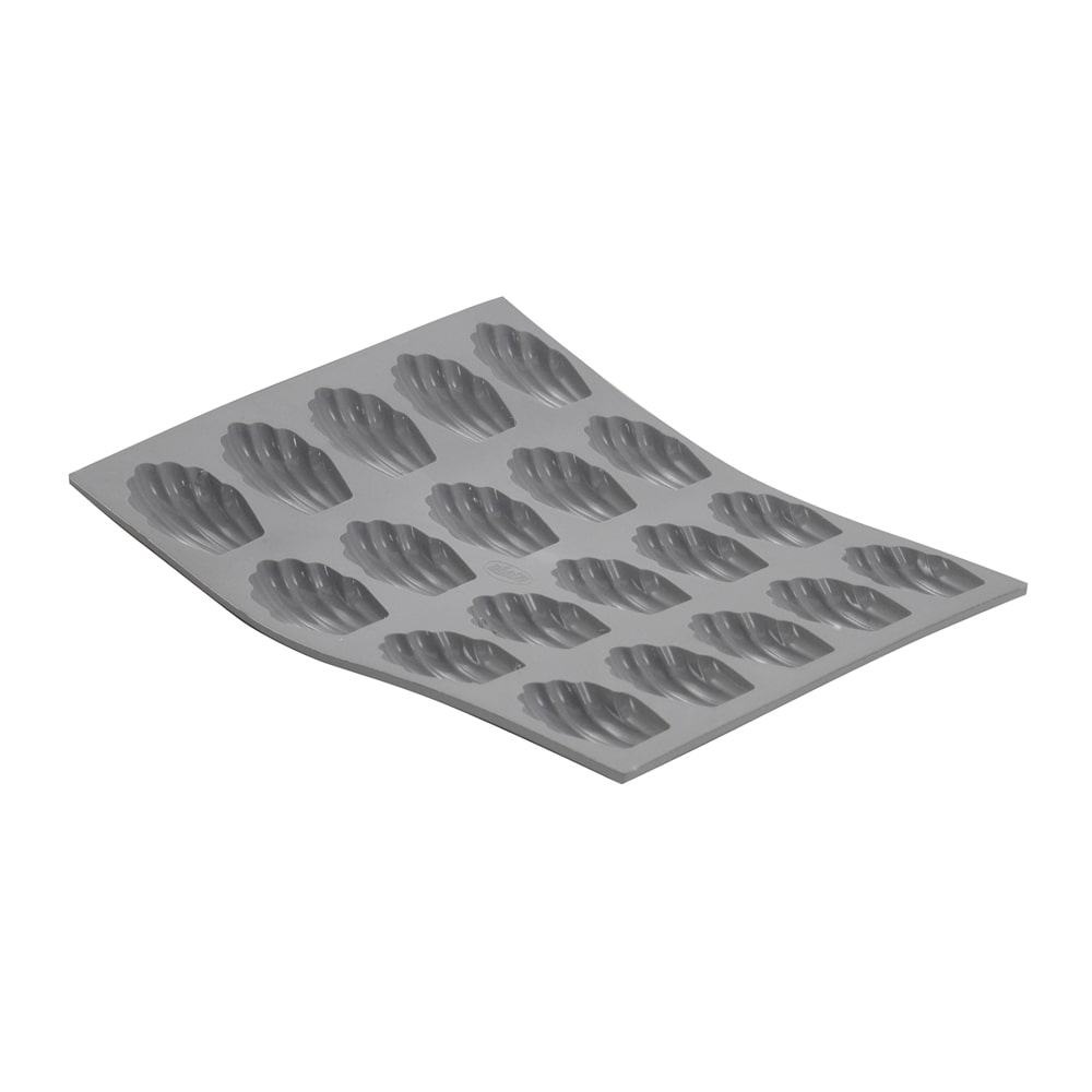 DE BUYER Form 20 mini madeleine elastomoules Grau Rectangle Silicone