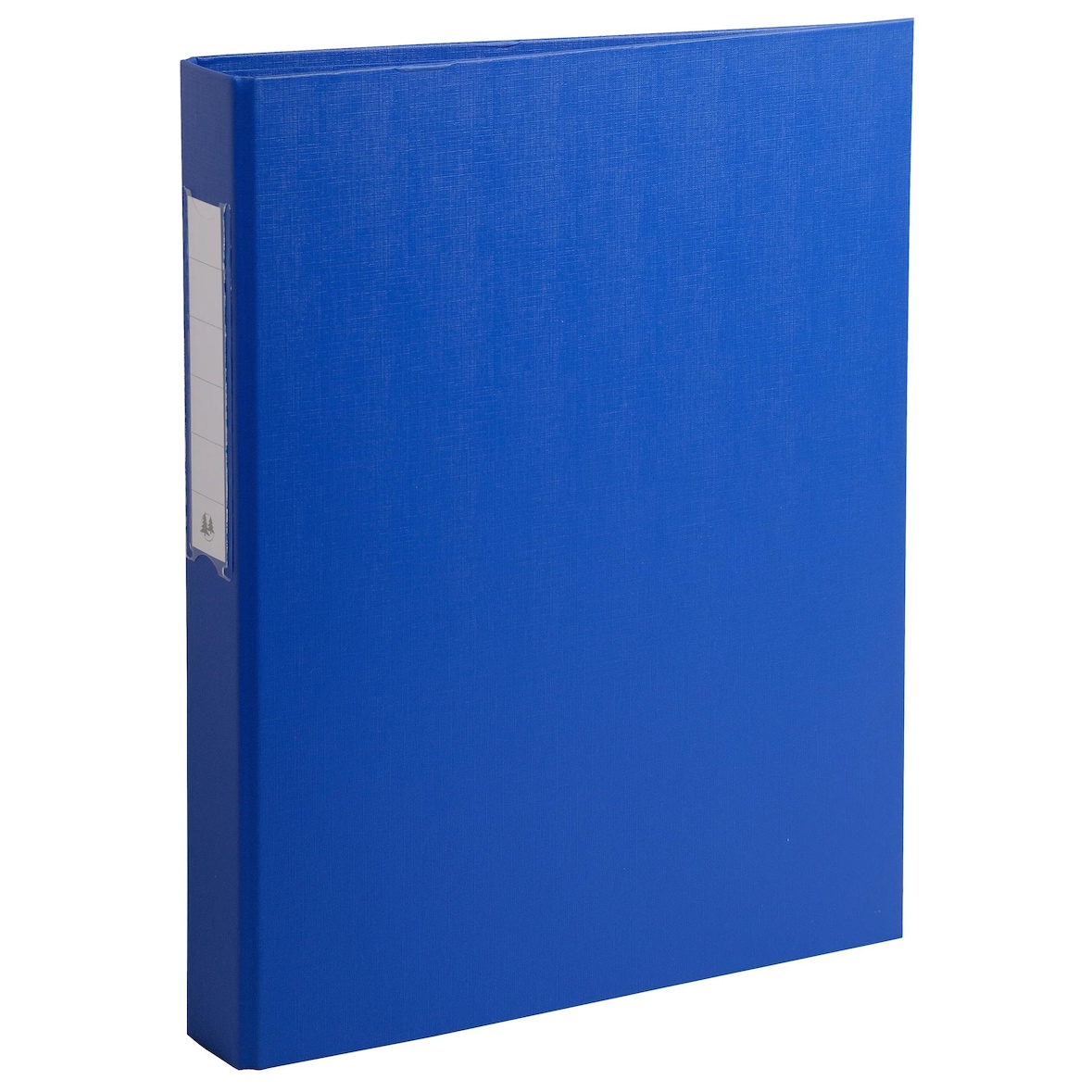 Exacompta  Cod. 54382E - Raccoglitore foderato in Ppl, 2 anelli tondi diam. 25mm in terza di copertina, 25,5x32cm blu - Confezione da  10 pz.