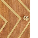 thumbnail of vidaXL Badschrank Braun und Schwarz 38x33,5x58 cm Massivholz Mango