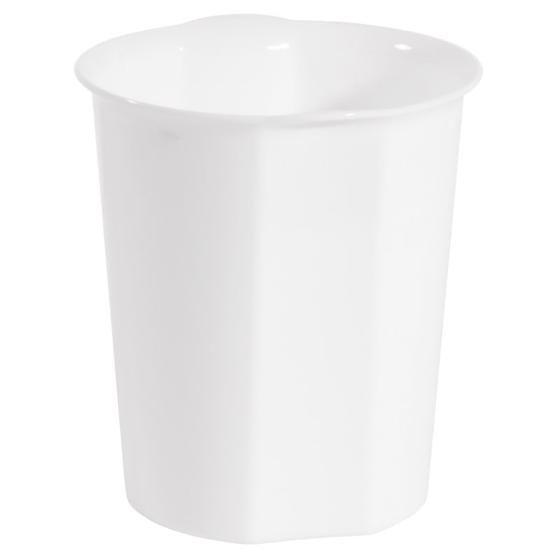 Contacto Tischabfallbehälter,aus weißem SAN-Kunststoff